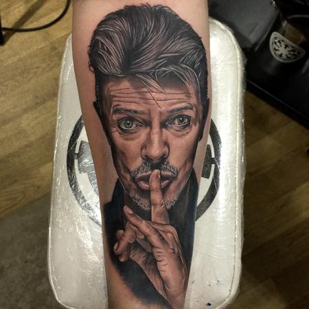 tattoos/ - David Bowie Portrait Tattoo - 115225